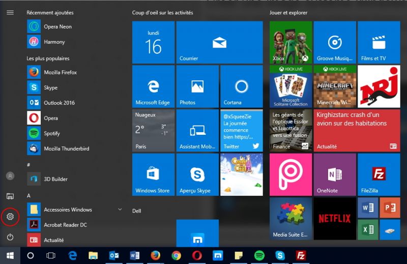 Sauvegarde Windows 10